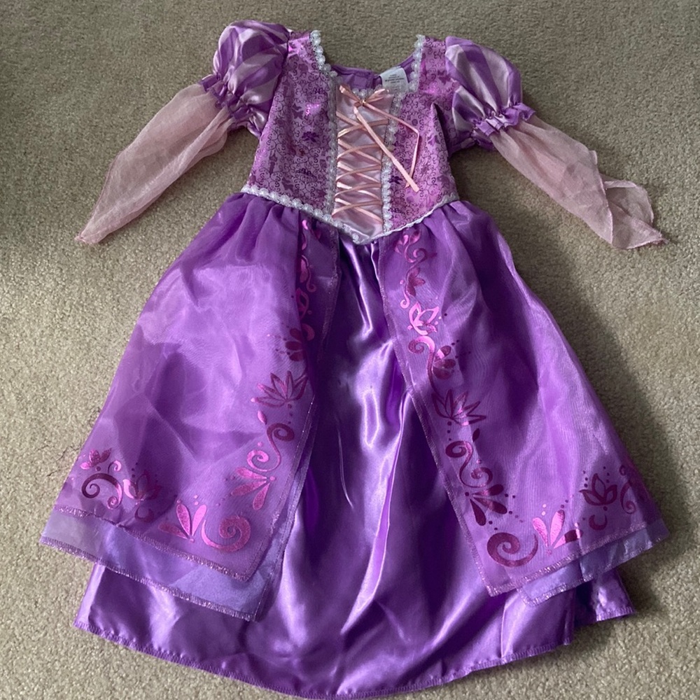 Disney Rapunzel Tangled deluxe dress Halloween costume